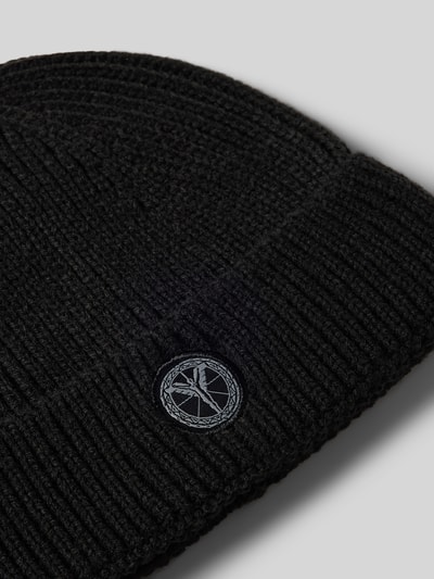 Peek & Cloppenburg CARLO COLUCCIMütze mit Label-Patch in black Outlet