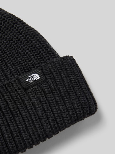 Peek & Cloppenburg The North FaceStrickmütze mit Label-Patch in black Verkauf