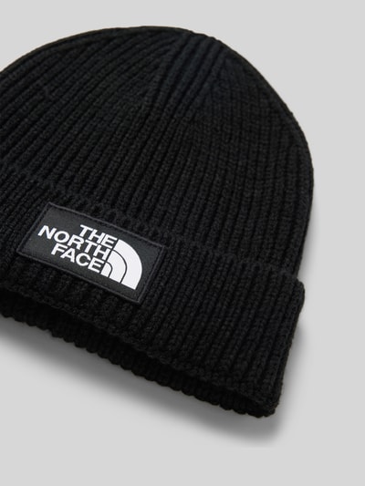 Peek & Cloppenburg The North FaceStrickmütze mit Label-Patch in black Schlussverkauf