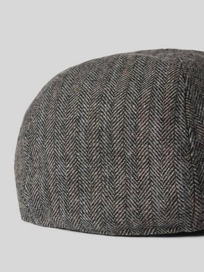 Peek & Cloppenburg BartsSchiebermütze mit Label-Badge Modell 'MR. MITCHELL' in dunkelgrau melange Kostenloser Versand