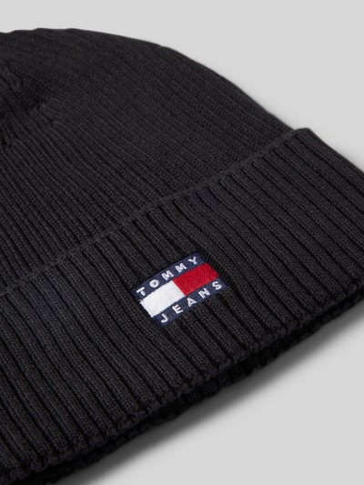 Peek & Cloppenburg Tommy JeansMütze mit Logo-Stitching in black Günstig kaufen