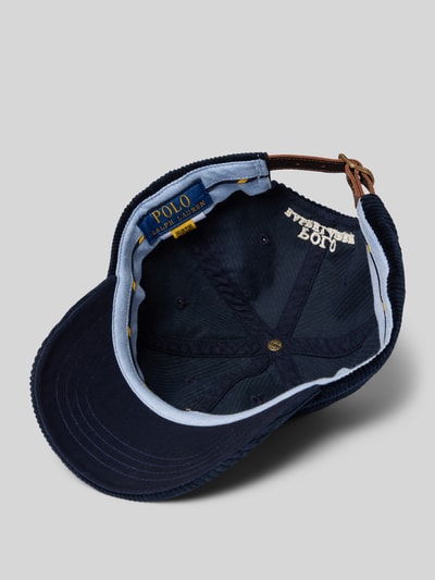 Peek & Cloppenburg Polo Ralph LaurenCap aus Cord mit Label-Stitching in marine Begrenztes Angebot