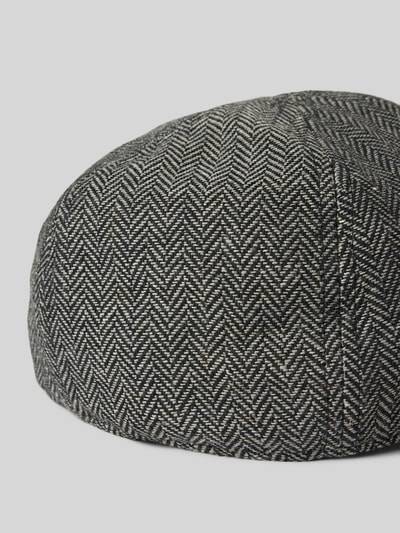 Peek & Cloppenburg BartsSchiebermütze mit Label-Badge Modell 'MR. MITCHELL' in black Saisonschlussverkauf
