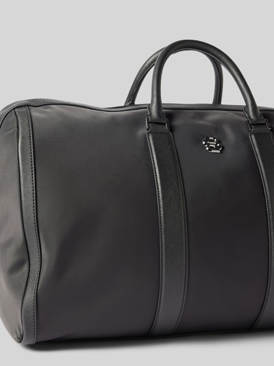 Peek & Cloppenburg BOSSDuffle Bag mit Label-Applikation Modell 'Holdall' in black Valentinstagsangebot