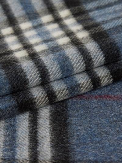 Peek & Cloppenburg Christian Berg MenSchal mit Fransen in jeansblau melange Lagerräumung