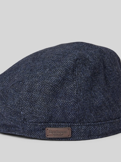 Peek & Cloppenburg BarbourSchiebermütze mit Strukturmuster Modell 'Barlow' in marine Heißer Verkauf