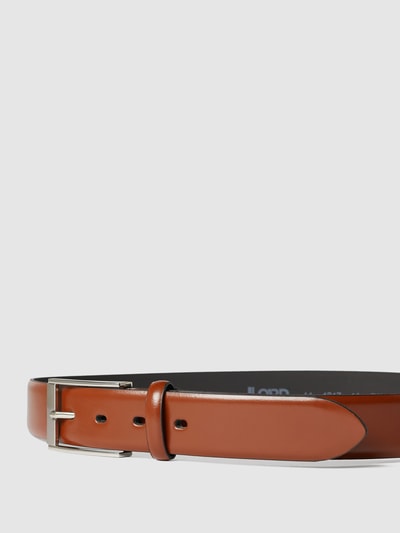 Peek & Cloppenburg Lloyd Men's BeltsLedergürtel mit Dornschließe in cognac Blitzangebot