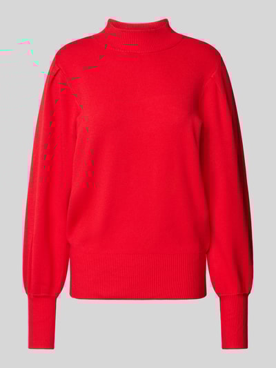 Peek & Cloppenburg YASStrickpullover mit Stehkragen Modell 'FONNY' in rot VIP-Rabatte