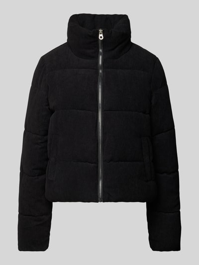 Peek & Cloppenburg OnlyRegular Fit Steppjacke aus Cord Modell 'NEWDOLLY' in metallic black Tiefpreis
