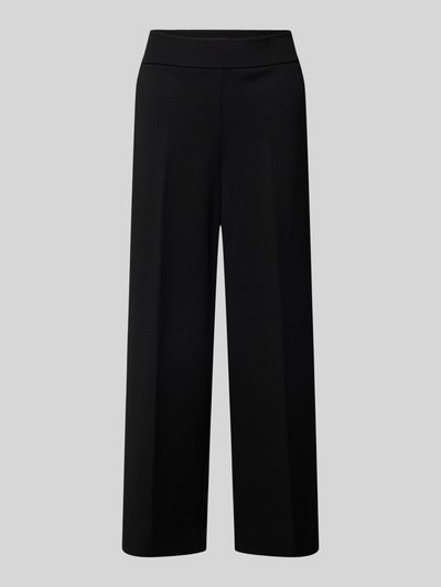 Peek & Cloppenburg OPUSWide Leg Stoffhose mit Bügelfalten Modell 'Misha city' in black Super Sparpreis
