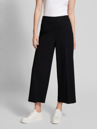Peek & Cloppenburg OPUSWide Leg Stoffhose mit Bügelfalten Modell 'Misha city' in black Super Sparpreis