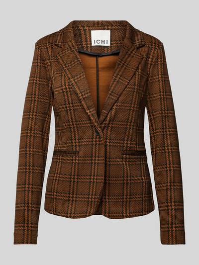 Peek & Cloppenburg ICHIBlazer mit Reverskragen Modell 'KATE' in mittelbraun Letzte 3 Tage