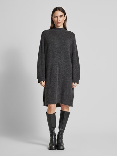 Peek & Cloppenburg Selected FemmeStrickkleid mit Stehkragen Modell 'LULU' in anthrazit Neueste Stile