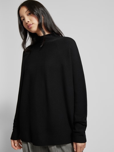 Peek & Cloppenburg DrykornStrickpullover aus Schurwolle mit Stehkragen Modell 'LYZA' in black Letzte 2 Tage