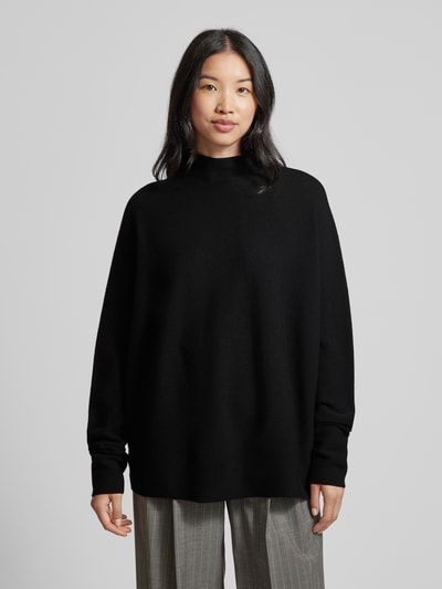 Peek & Cloppenburg DrykornStrickpullover aus Schurwolle mit Stehkragen Modell 'LYZA' in black Letzte 2 Tage