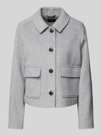 Peek & Cloppenburg commaJacke mit Umlegekragen in mittelgrau Bis zu 65% Rabatt