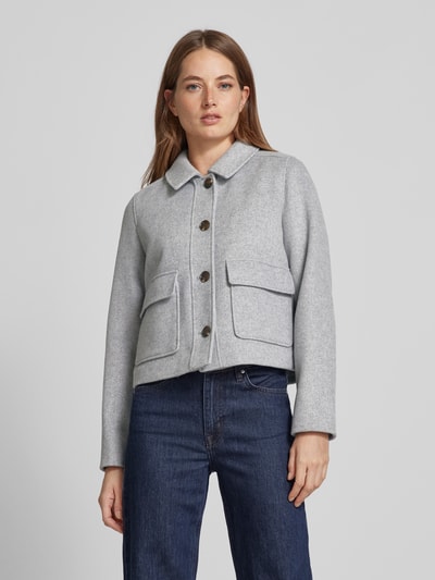Peek & Cloppenburg commaJacke mit Umlegekragen in mittelgrau Bis zu 65% Rabatt