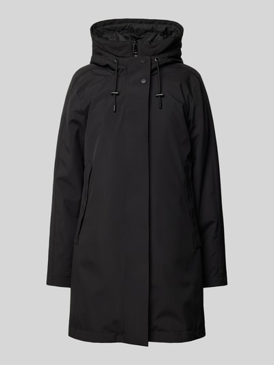 Peek & Cloppenburg Fuchs SchmittMantel mit Kapuze in black Kostenloser Versand international