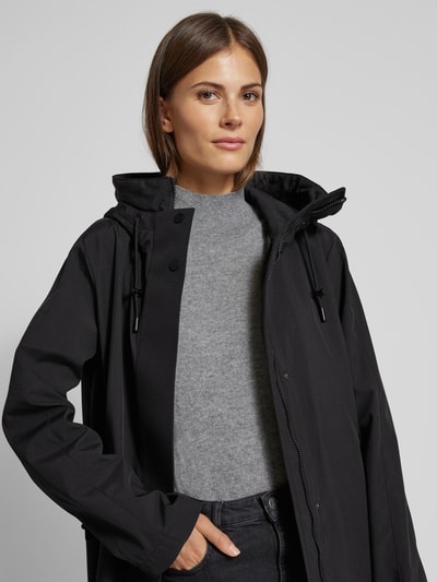 Peek & Cloppenburg Fuchs SchmittMantel mit Kapuze in black Kostenloser Versand international