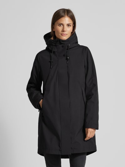 Peek & Cloppenburg Fuchs SchmittMantel mit Kapuze in black Kostenloser Versand international