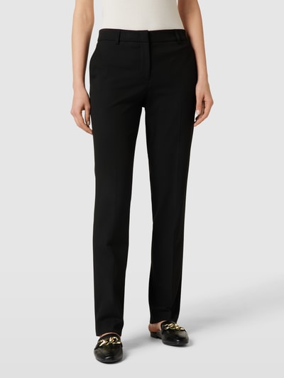 Peek & Cloppenburg Christian Berg Woman SelectionStoffhose mit Bügelfalten in black Speichern exportieren