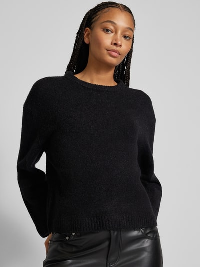 Peek & Cloppenburg Gina TricotStrickpullover mit Rundhalsausschnitt in black 2025