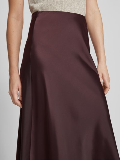 Peek & Cloppenburg YASMidirock mit elastischem Bund Modell 'PELLA' in dunkelbraun Online