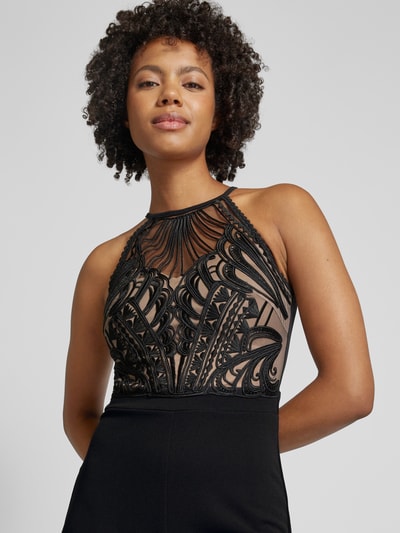 Peek & Cloppenburg LipsyJumpsuit mit Spitzenbesatz in black Outlet