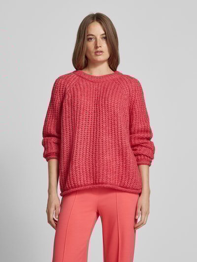 Peek & Cloppenburg Smith and SoulStrickpullover mit gerippten Abschlüssen in pink Blitzverkäufe