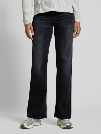 Peek & Cloppenburg CambioFlared Jeans mit Gürtelschlaufen Modell 'TESS' in anthrazit melange Limitierter Zeitrabatt