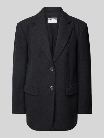 Peek & Cloppenburg Jake*s CasualBlazer mit Reverskragen in dunkelgrau melange Fabrikpreis