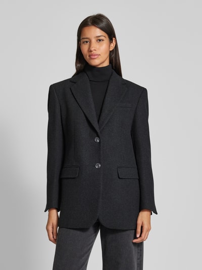 Peek & Cloppenburg Jake*s CasualBlazer mit Reverskragen in dunkelgrau melange Fabrikpreis