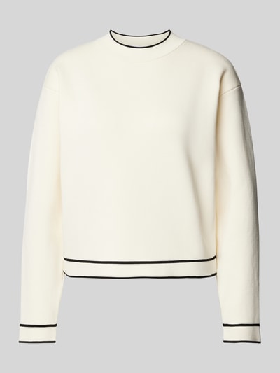 Peek & Cloppenburg MangoPullover mit Rundhalsausschnitt Modell 'COMO' in offwhite Rabatt