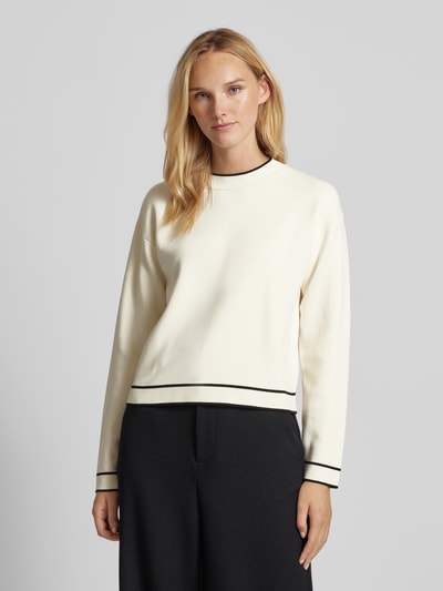 Peek & Cloppenburg MangoPullover mit Rundhalsausschnitt Modell 'COMO' in offwhite Rabatt