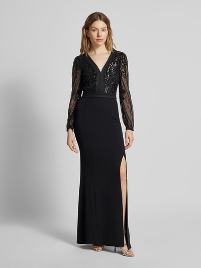 Peek & Cloppenburg LipsyAbendkleid mit Paillettenbesatz in black Saisonschlussverkauf