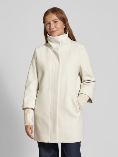 Peek & Cloppenburg Christian Berg Woman SelectionMantel mit Stehkragen in offwhite Vatertagsangebot