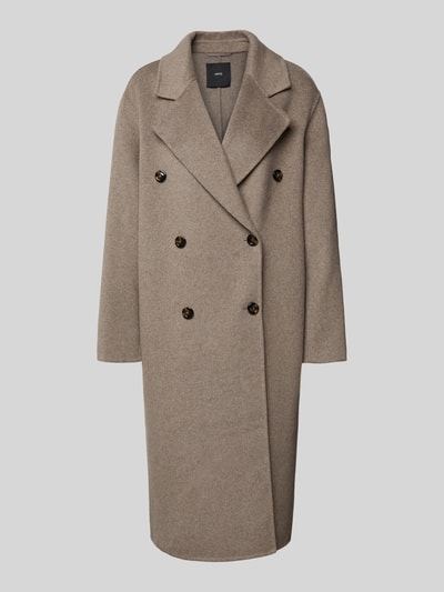 Peek & Cloppenburg MangoWollmantel mit Reverskragen Modell 'PICAROL' in mittelbraun Blitzangebot
