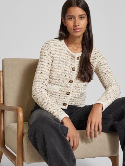 Peek & Cloppenburg Jake*s CollectionCardigan mit Rundhalsausschnitt in ecru Große Rabatte