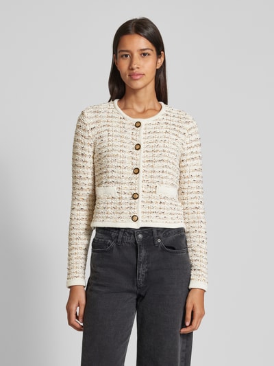 Peek & Cloppenburg Jake*s CollectionCardigan mit Rundhalsausschnitt in ecru Große Rabatte