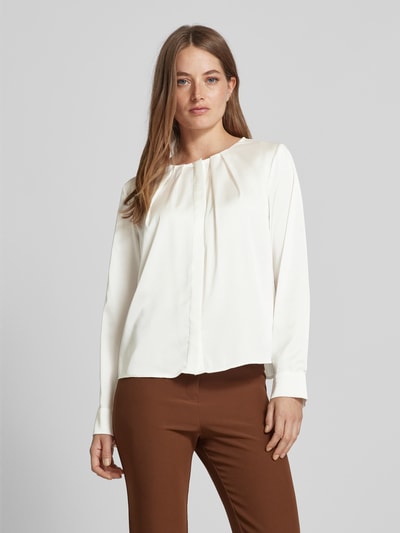 Peek & Cloppenburg Christian Berg Woman SelectionRegular Fit Bluse mit verdeckter Knopfleiste in ecru Kauf eins, bekomm eins gratis
