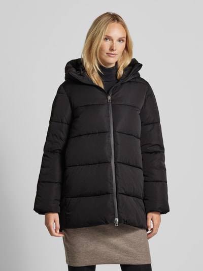 Peek & Cloppenburg MangoSteppmantel mit Zweiwege-Reißverschluss Modell 'TOKYO' in black Tiefpreis