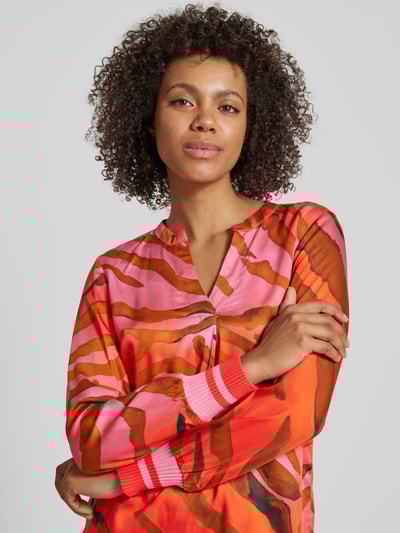 Peek & Cloppenburg Emily Van den BerghRegular Fit Bluse mit V-Ausschnitt in pink Super Sparpreis