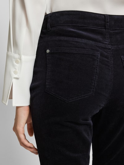 Peek & Cloppenburg Christian Berg WomanRegular Fit Cordhose im 5-Pocket-Design in dunkelblau JETZT KAUFEN