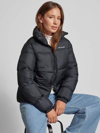Peek & Cloppenburg COLUMBIASteppjacke mit Label-Print Modell Puffect in black Neueste Stile