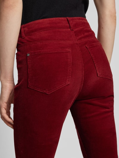Peek & Cloppenburg Christian Berg WomanRegular Fit Cordhose im 5-Pocket-Design in dunkelrot Letzte 2 Tage