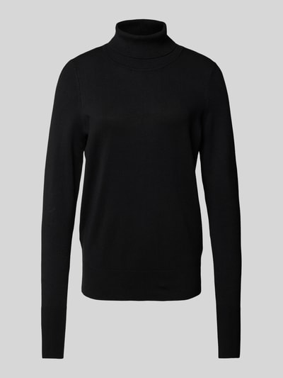 Peek & Cloppenburg Christian Berg WomanStrickpullover mit gerippten Abschlüssen in black Bis zu 60% Rabatt