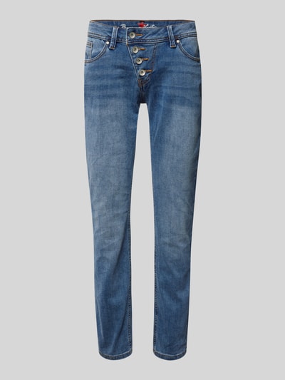 Peek & Cloppenburg Buena VistaSlim Fit Jeans mit 5-Pocket-Design Modell 'Malibu' in blau Bis zu 65% Rabatt