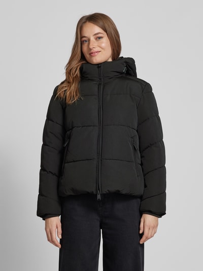 Peek & Cloppenburg WITHBLACKSteppjacke mit Kapuze in black Vierteljährliche Förderung
