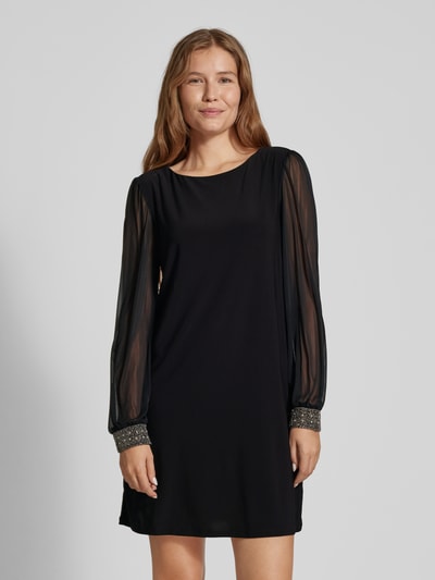 Peek & Cloppenburg ApricotMinikleid mit U-Boot-Ausschnitt in black Super Rabatt