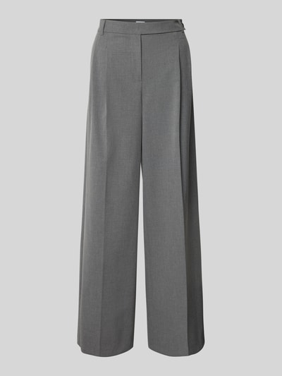 Peek & Cloppenburg Jake*s CollectionStoffhose mit Bundfalten in silber melange Riesige Rabatte
